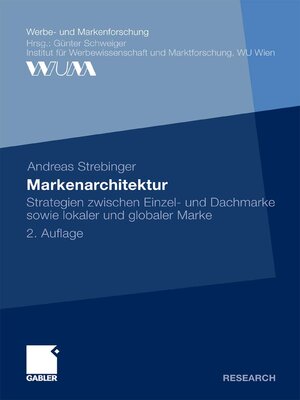 cover image of Markenarchitektur